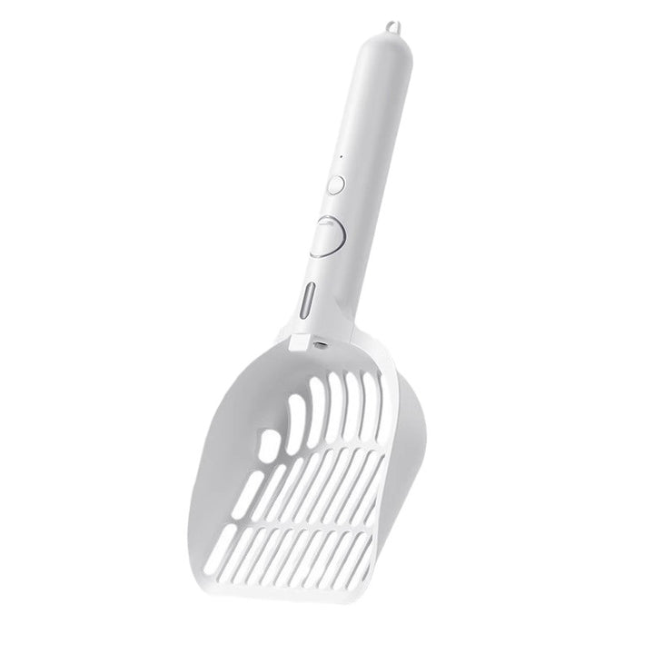 Intelligent cat litter scoop with spray function