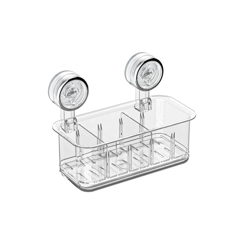 Wall shelf for kitchen with suction cup, no drilling