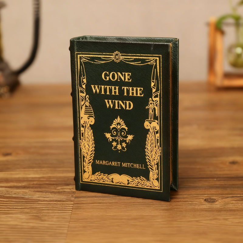 Decorative book tray made of wood, classic design