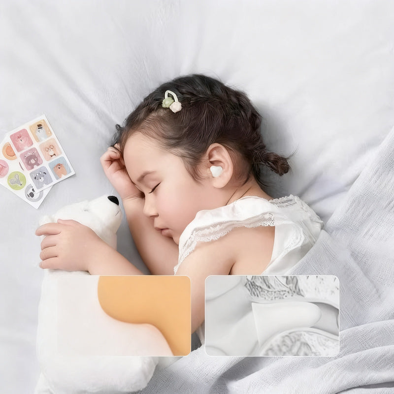 Silicone earplugs for sleeping and noise reduction
