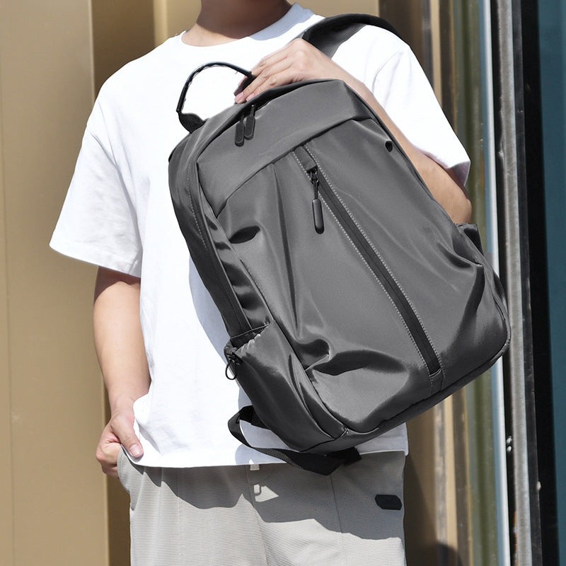 Sporty backpack, Oxford fabric, under 20 L, 16-inch laptop