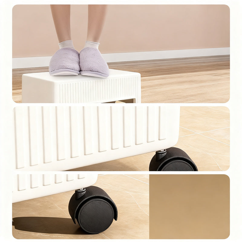 Mobile book box for desk and floor