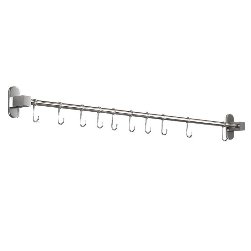 Stainless steel wall hooks for the kitchen, no drilling required