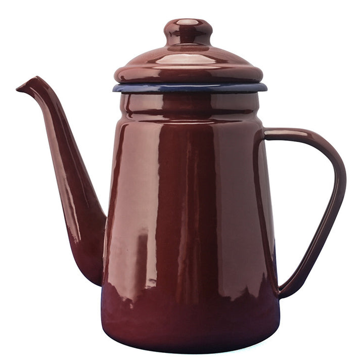 Enamel kettle, 1.1 L, for all stove types