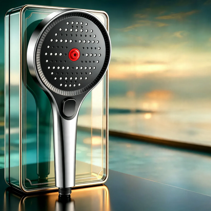 Shower head with pressure balance, multiple spray modes