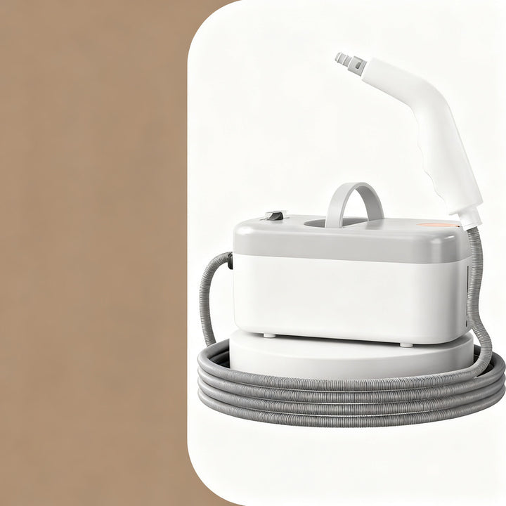 Portable steam cleaner for floors and surfaces