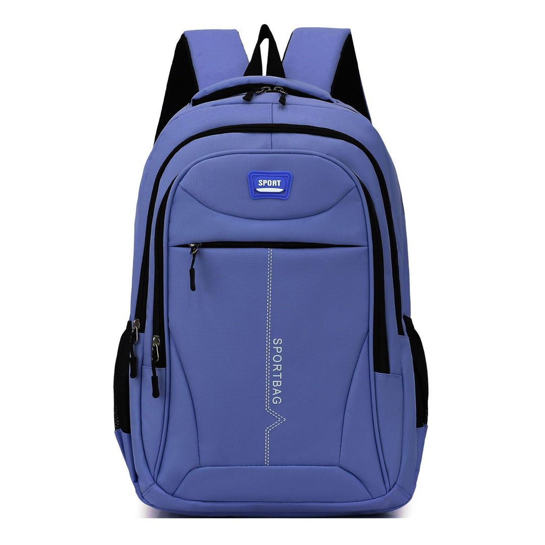 Backpack with letter print, PVC, 20–35 L, waterproof