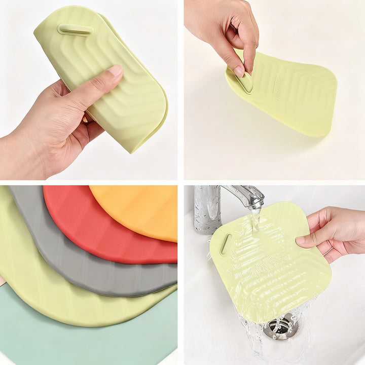 Silicone floor drain seal, odor-reducing