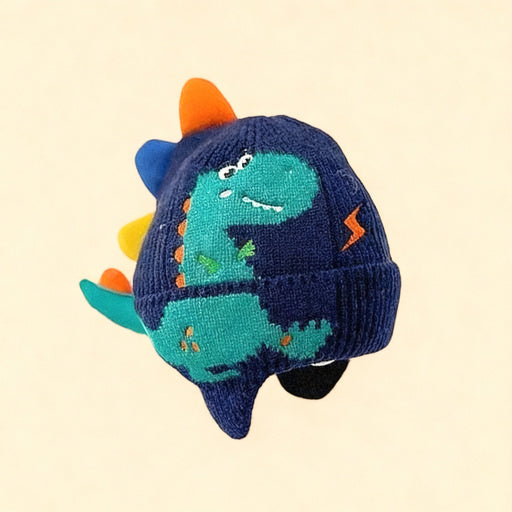 Children's hat with earflaps, knitted, warm