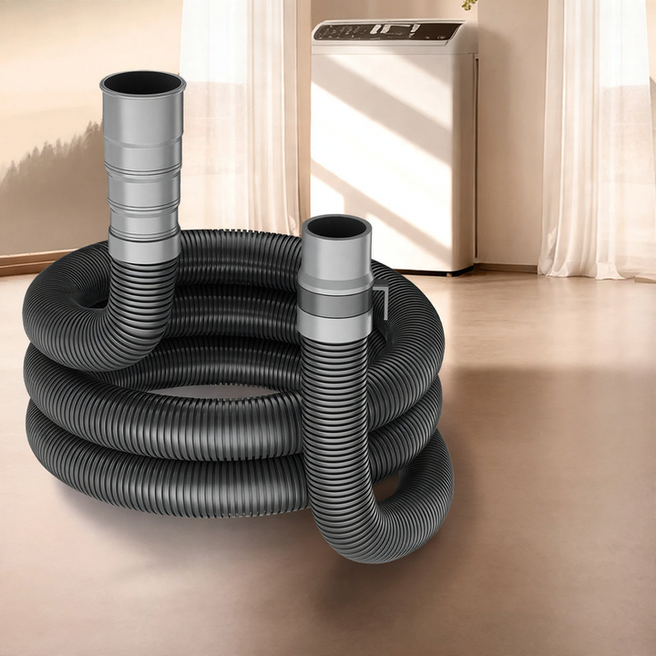 Washing machine drain hose, PVC/Silicone