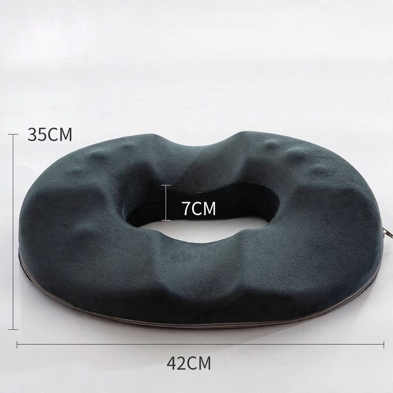 Ergonomic seat cushion with memory foam