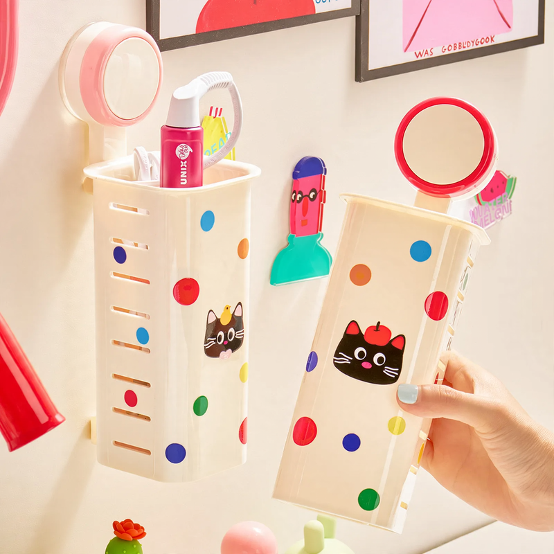 Bathroom Organizer YM.6995, Plastic, Wall Mount