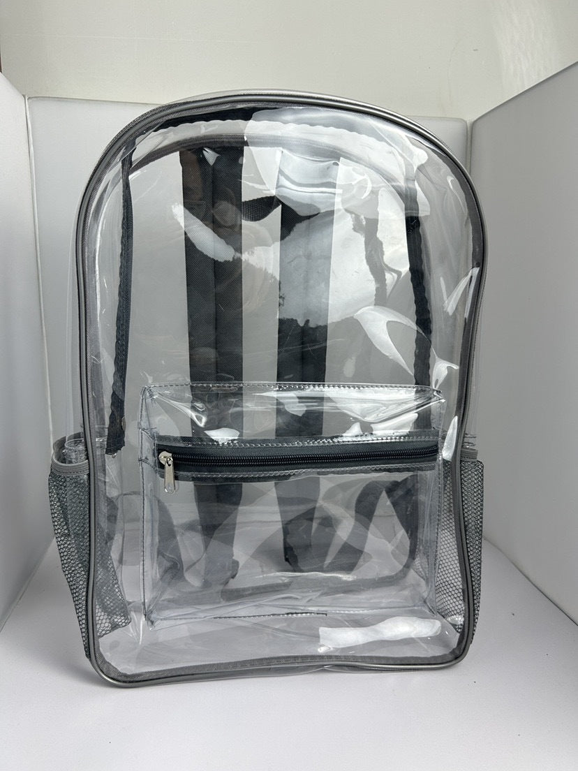 Transparent PVC backpack with large capacity