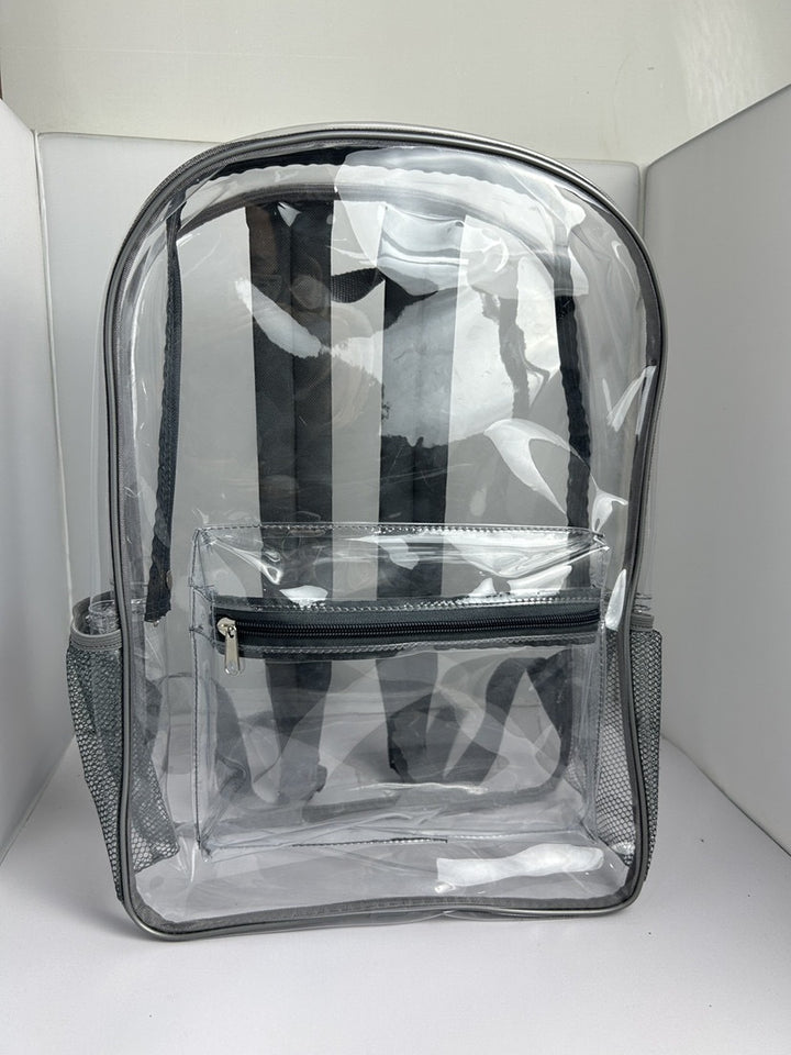 Transparent PVC backpack with large capacity