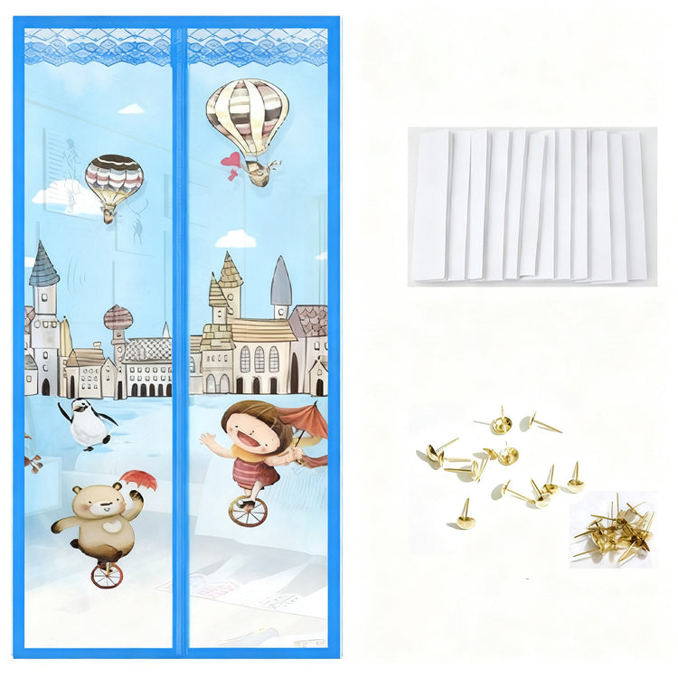 Magnetic Insect Screen Door Curtain