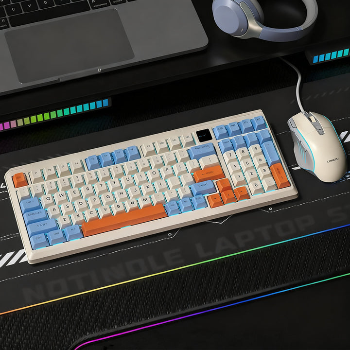 Mechanical gaming keyboard with lighting