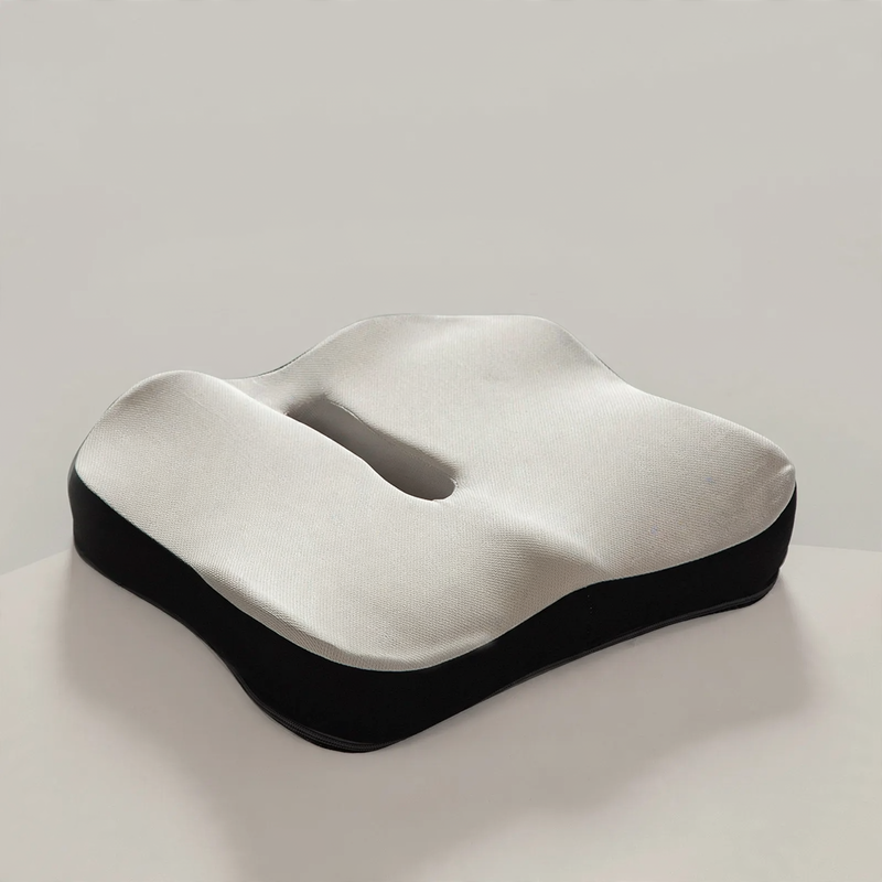 Ergonomic seat cushion with memory foam