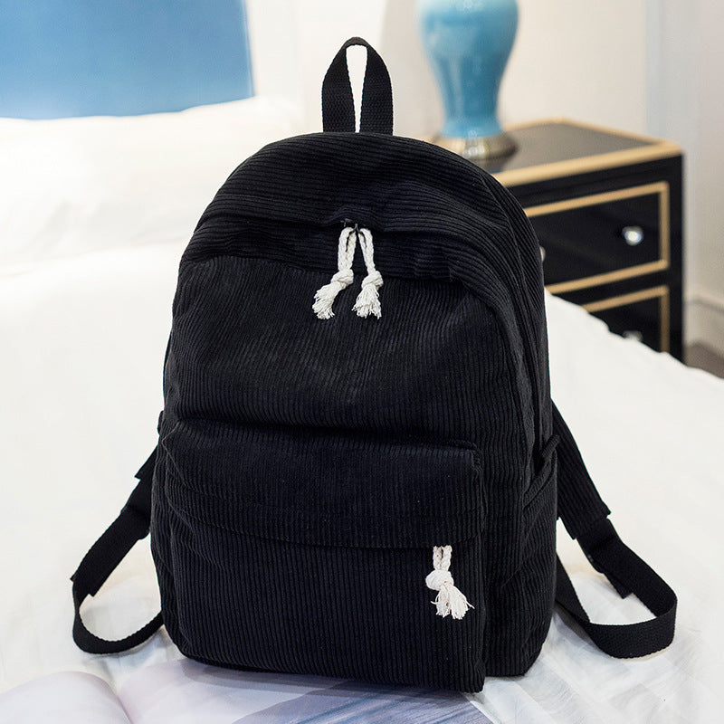 Cord backpack, 20–35 L, large capacity