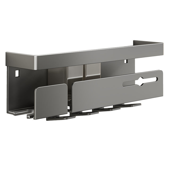 Aluminum bathroom shelf, 4-in-1, for 2–4 people