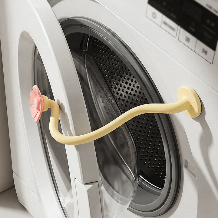 Magnetic ventilation holder for washing machines