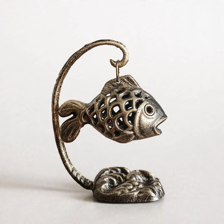 Cast iron candle holder, various designs