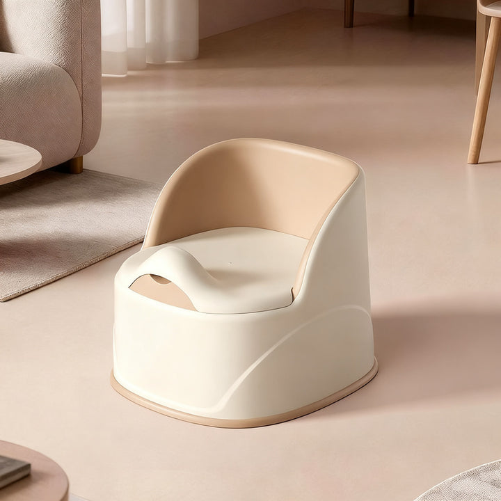 Child potty made of plastic