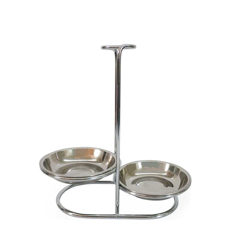 Stainless steel spoon rest for kitchen and gastronomy