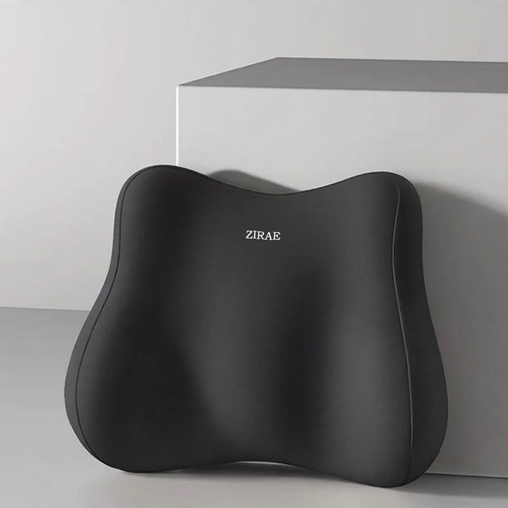 Ergonomic lumbar support with memory foam
