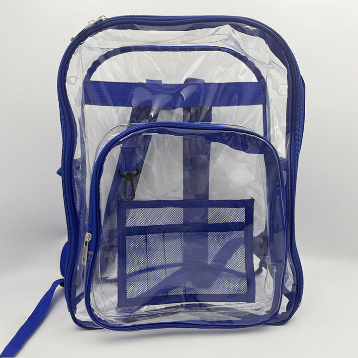 Transparent PVC backpack, waterproof, lightweight