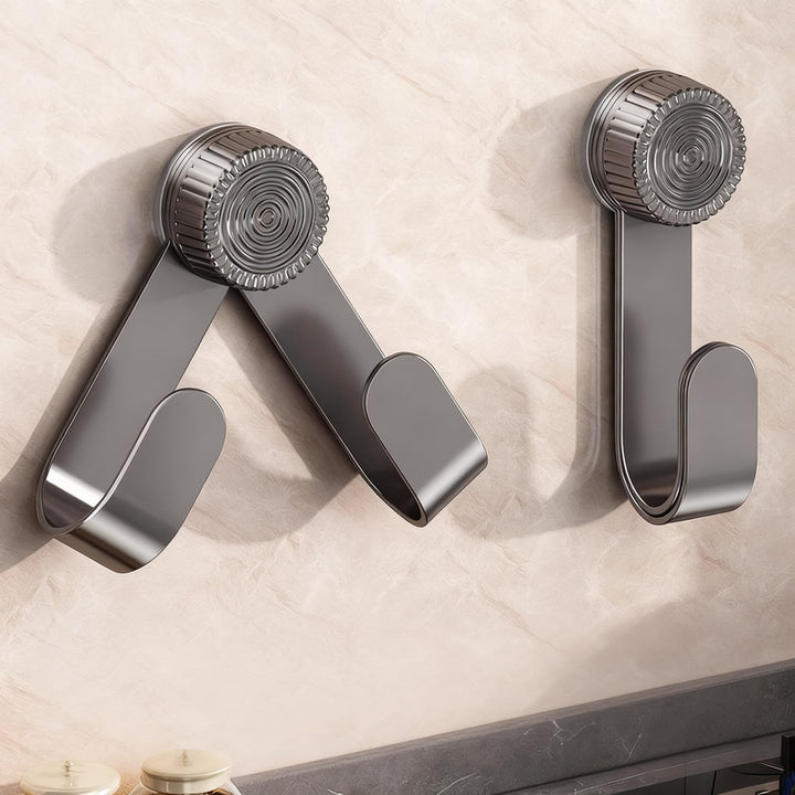 Stainless steel kitchen shelf with suction cup