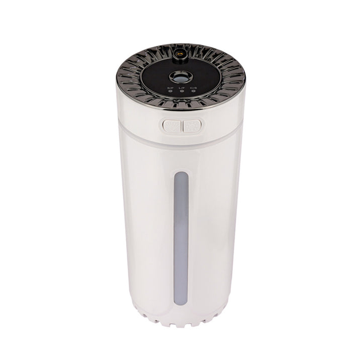 Auto fragrance dispenser with spray function and humidification