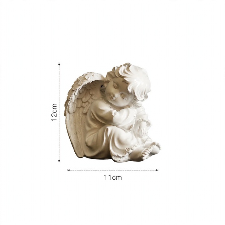 Miniature Angel Figure made of Resin, Table Decoration