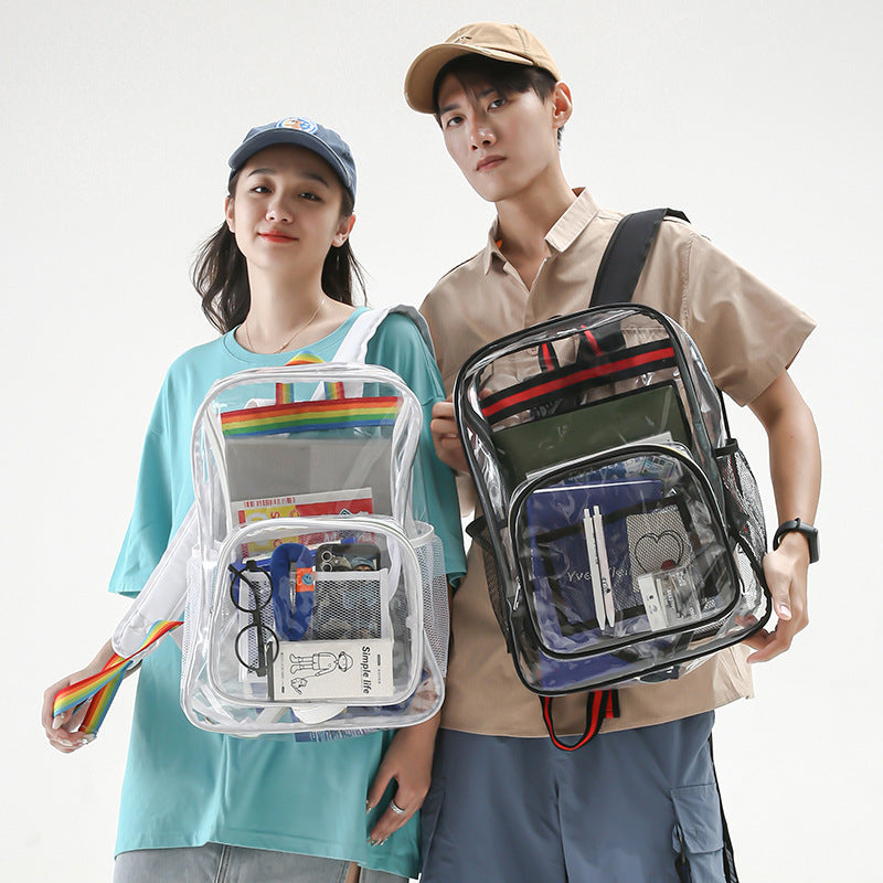 Transparent Backpack, PVC, waterproof
