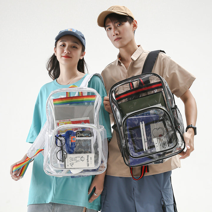 Transparent Backpack, PVC, waterproof