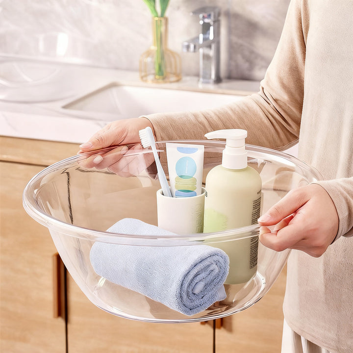 Plastic sink, transparent, robust