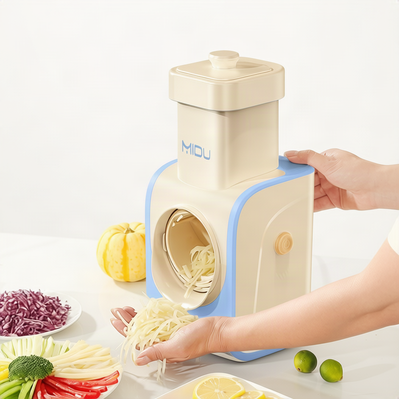 Electric vegetable cutting and slicing machine