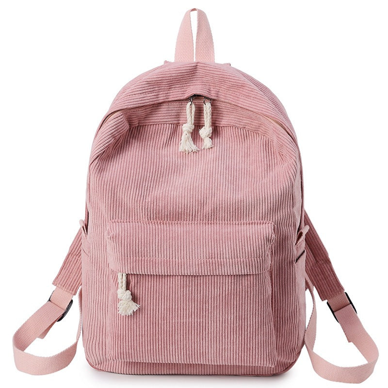 Corduroy backpack, 20–35 L, warming