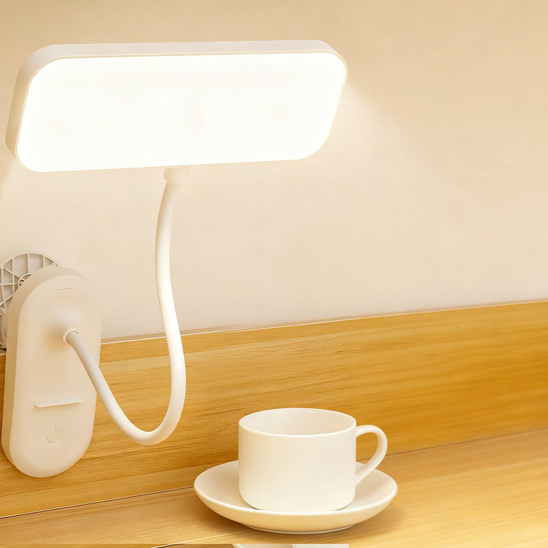 LED clamp light for desk and bed
