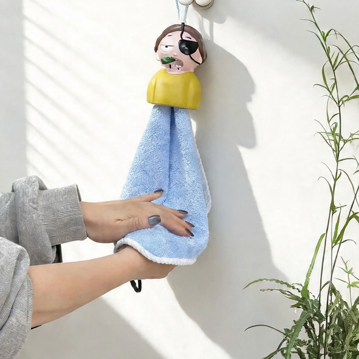 Cartoon towel made of coral fleece, super absorbent