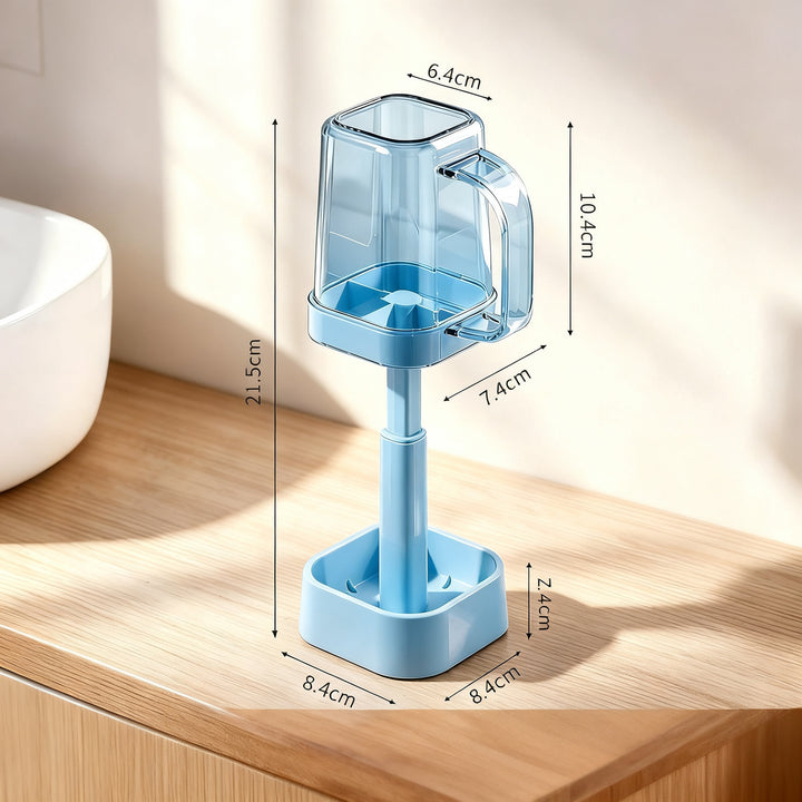 Toothbrush holder with adjustable height, modern design