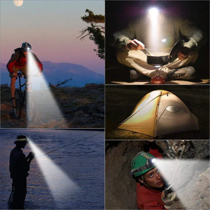 Rechargeable Waterproof Zoomable LED Headlamp Noxord