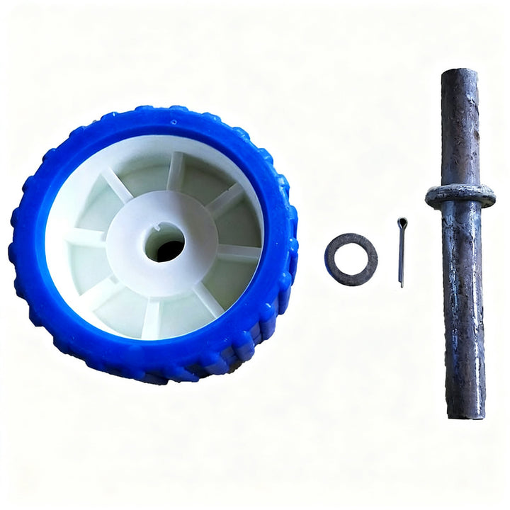 Boot trailer wheels and axles