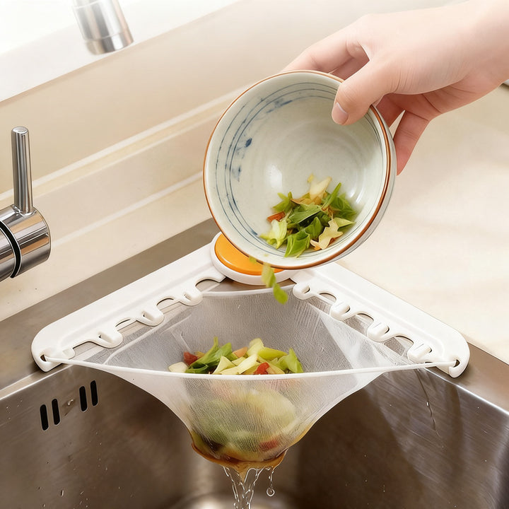 Sink filter sieve with suction cup