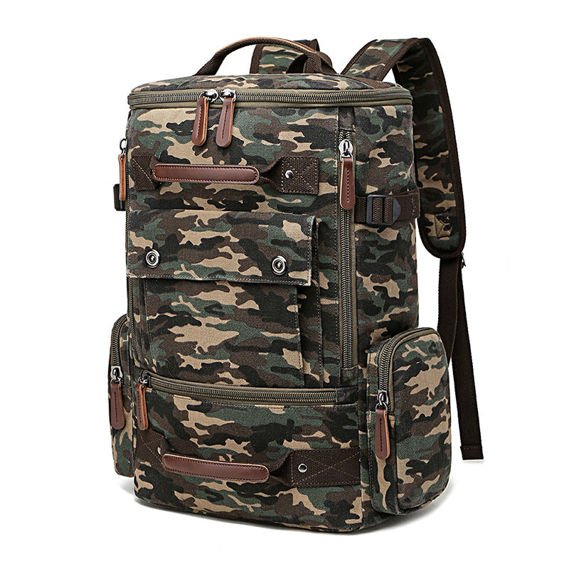 Canvas backpack, 20–35 L, for laptops up to 15 inches