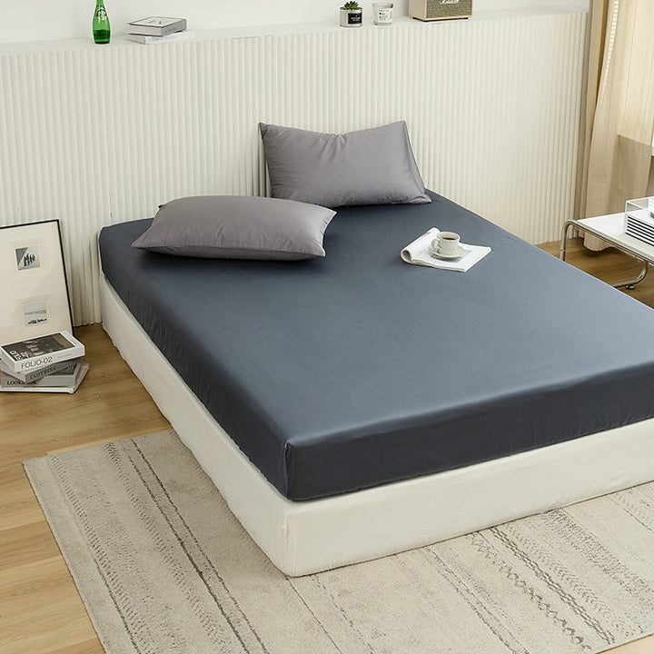 High-quality cotton bed sheets and fitted sheet