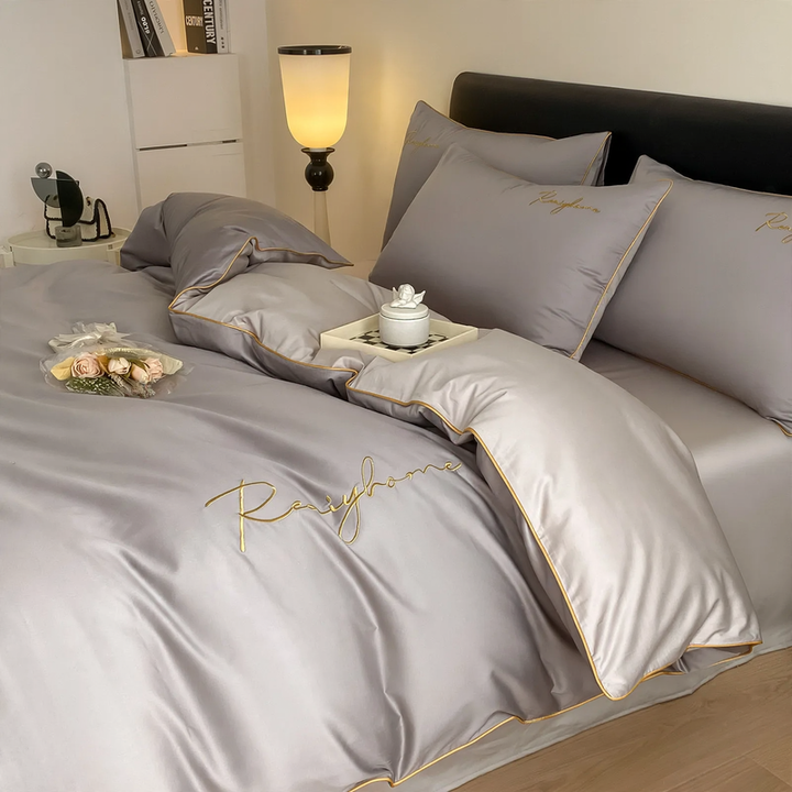 Cotton bedding set, 4-piece, 100% cotton