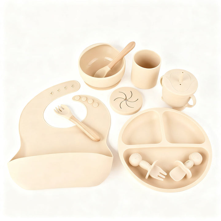 Silicone children's dish set, 6 pieces
