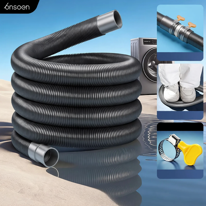 Drain hose for washing machines, PE-RT