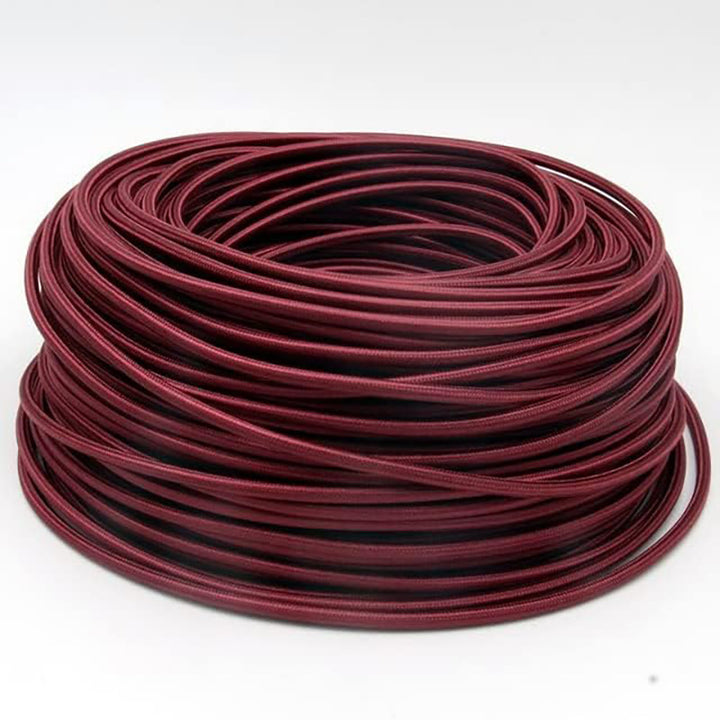 Textile-encased power cable 2×0.75 mm²
