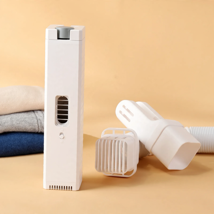 Portable clothes dryer stand with timer, PP frame